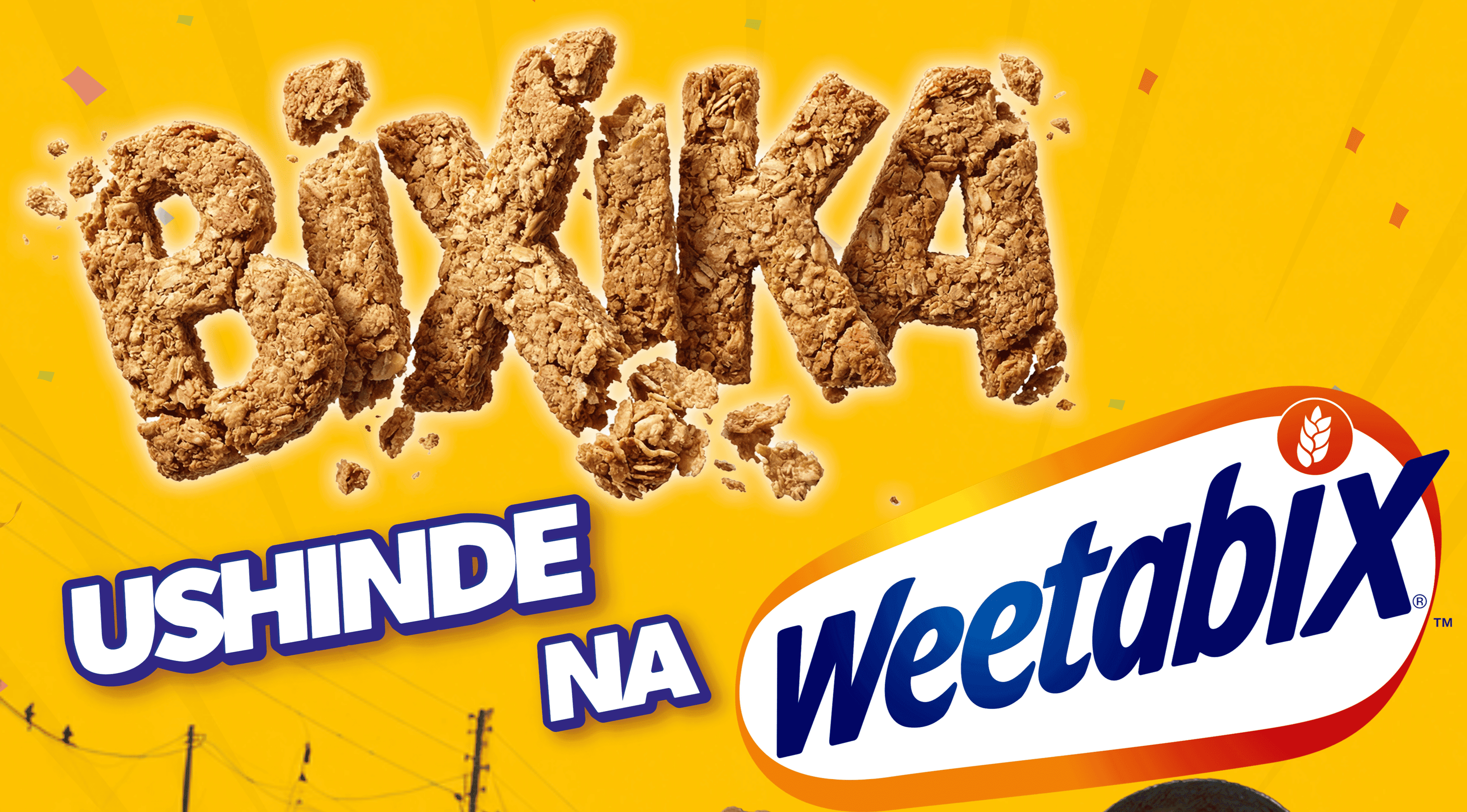 Weetabix Bixika campaign hero poster